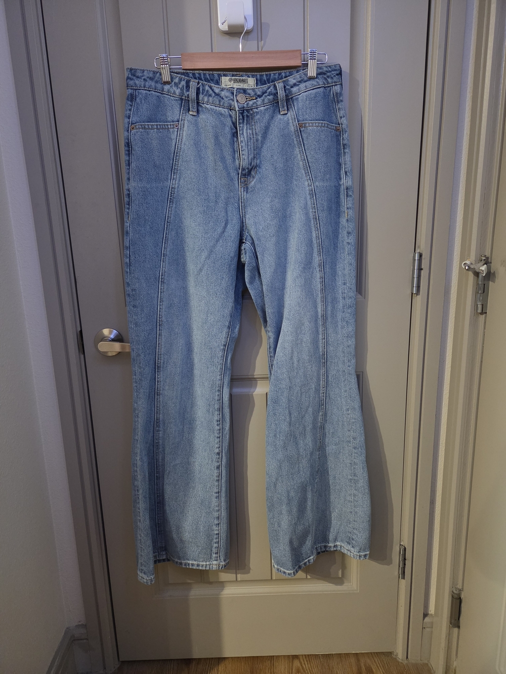 Rock&Roll Denim Women's Light Blue Flare Jeans